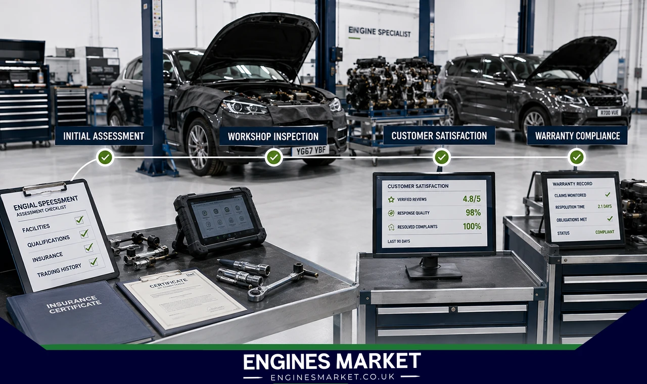 How We Vet the UK Engine Specialists in Our Network - Cost Comparison Index Table